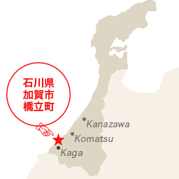 石川県加賀市橋立町の地図